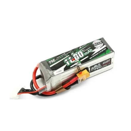 Gens Ace 1800мАч 6S 75C 22.2V LiPo XT60