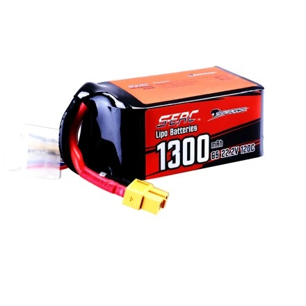 Sunpadow 6S 1300мАч 22.2V 120C XT60